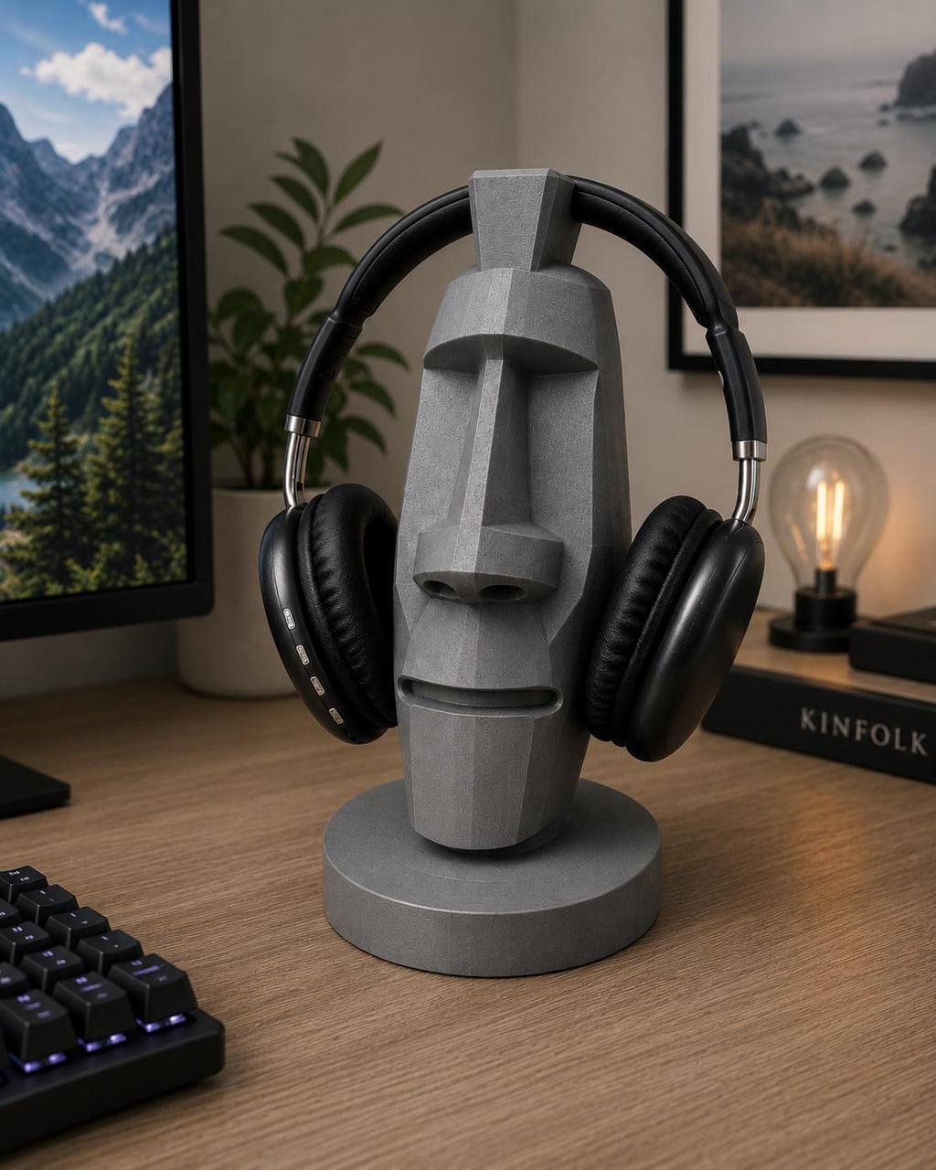 Moai Headphone Stand