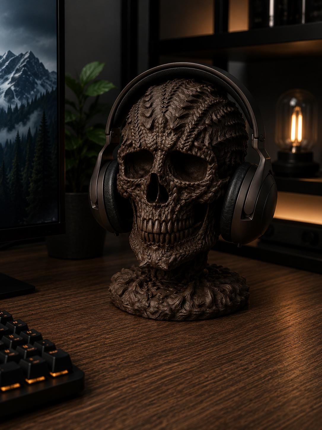 Skull Headphone Stand