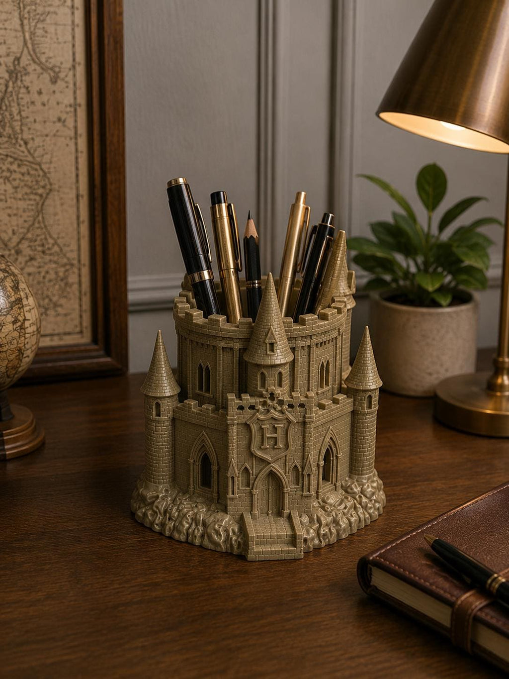 Medieval Castle Desk Organizer