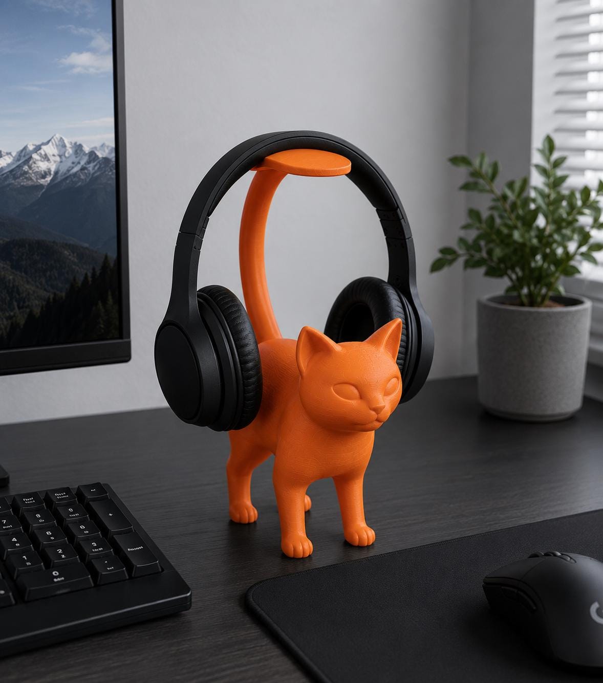Cat Headphone Stand