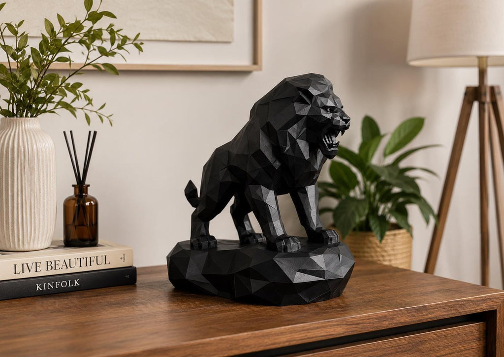 Majestic Lion Statue