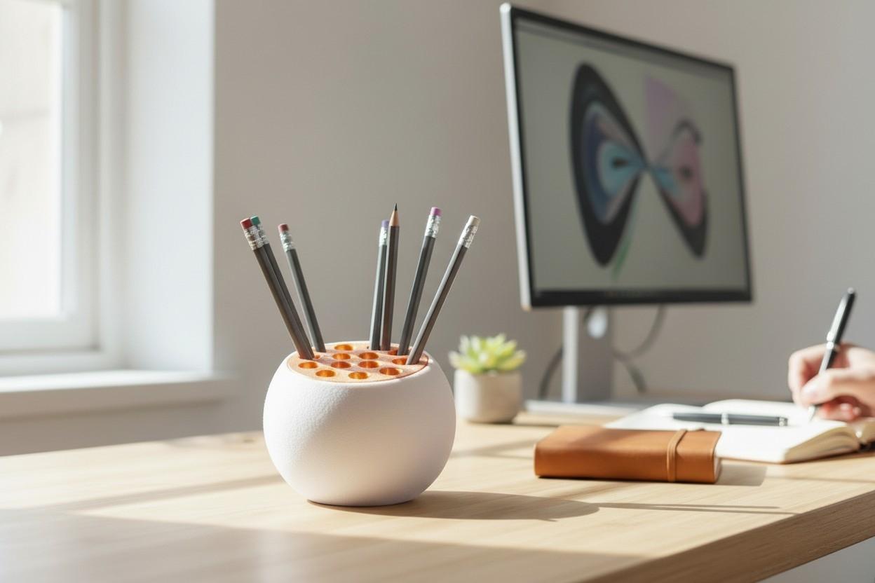 TrypoBall Pencil Holder