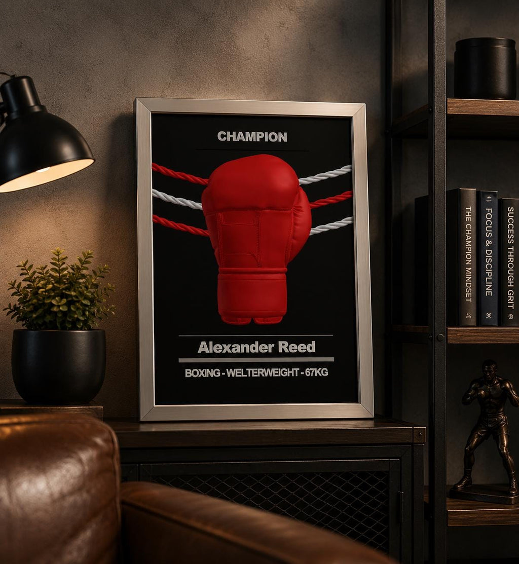Personalized Boxing Glove Frame
