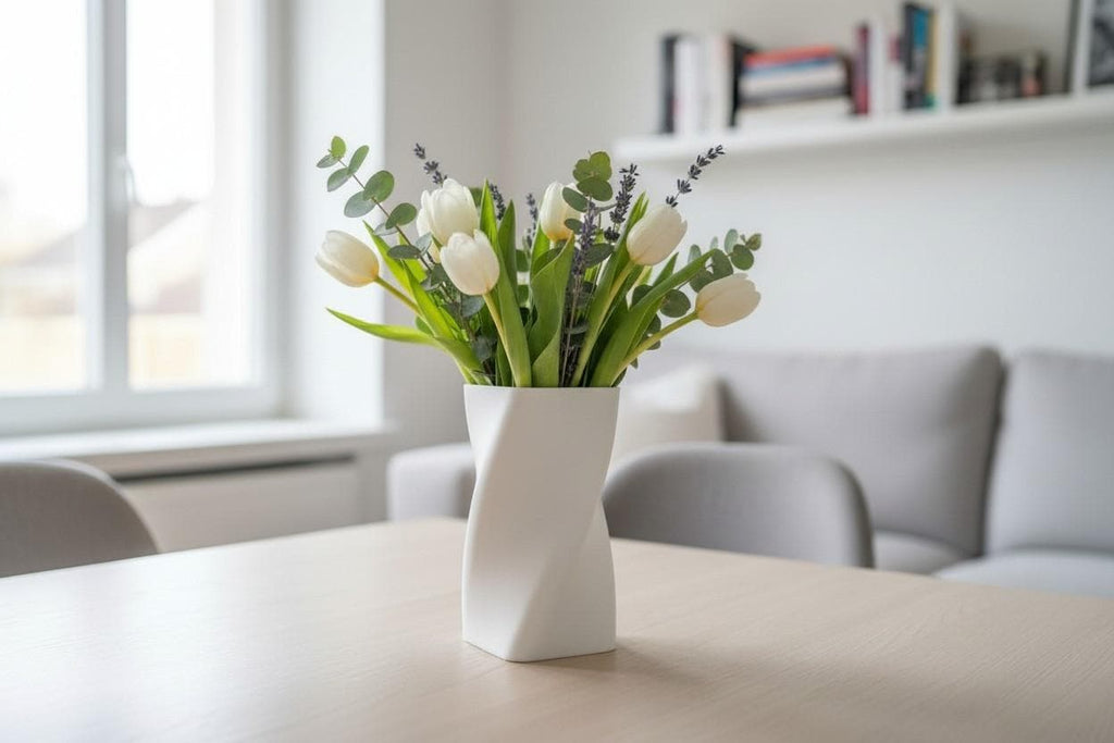 Modern Swirled Vase