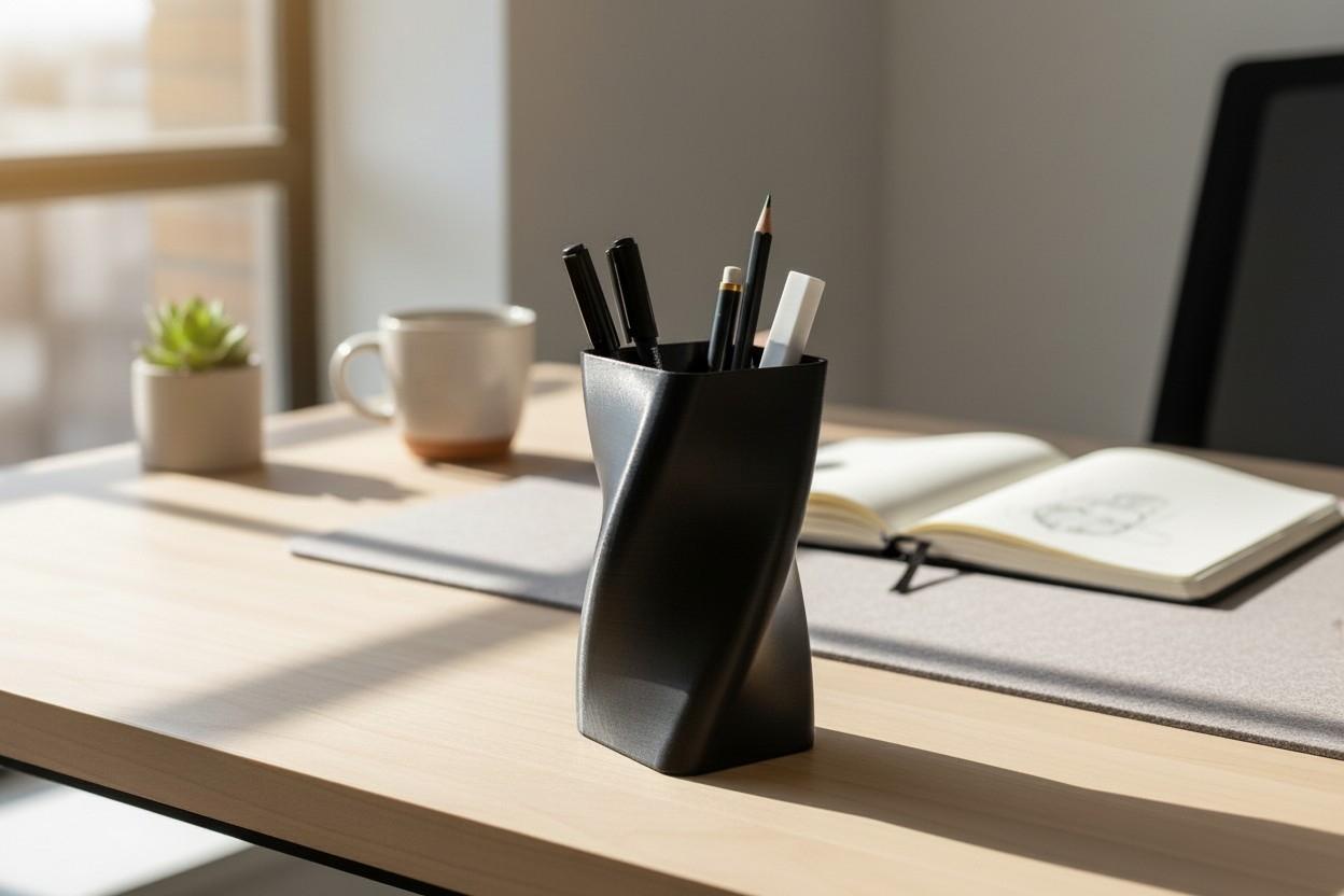 Modern Swirled Vase