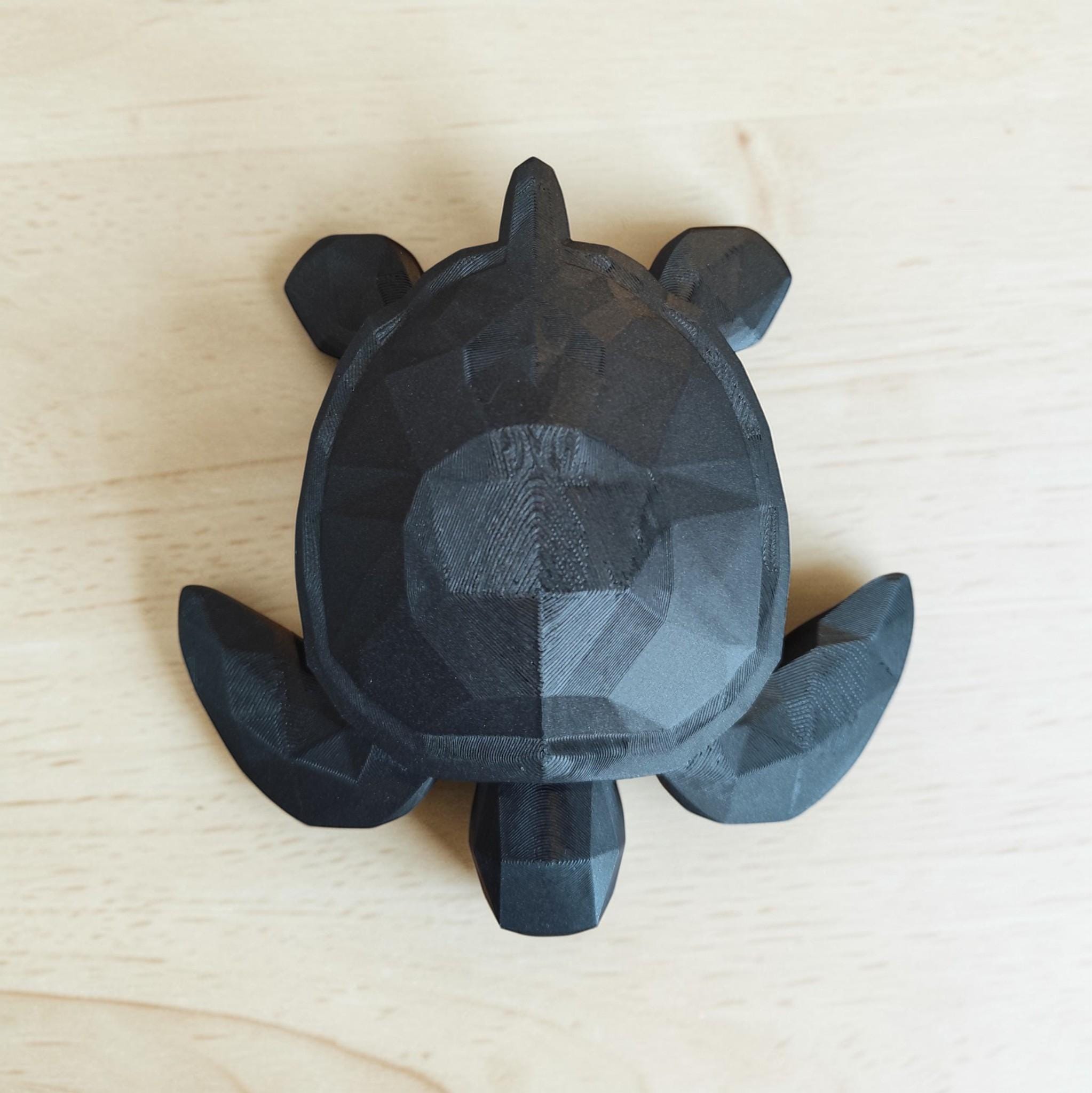 Low Poly Sea Turtle Sculpture