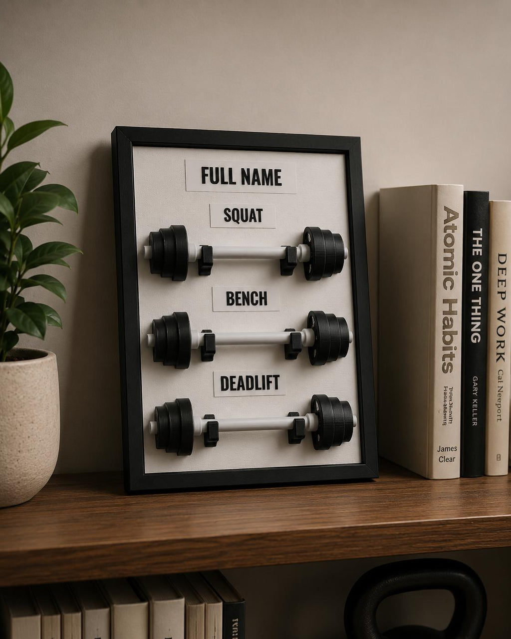 Custom Gym PR Plaque