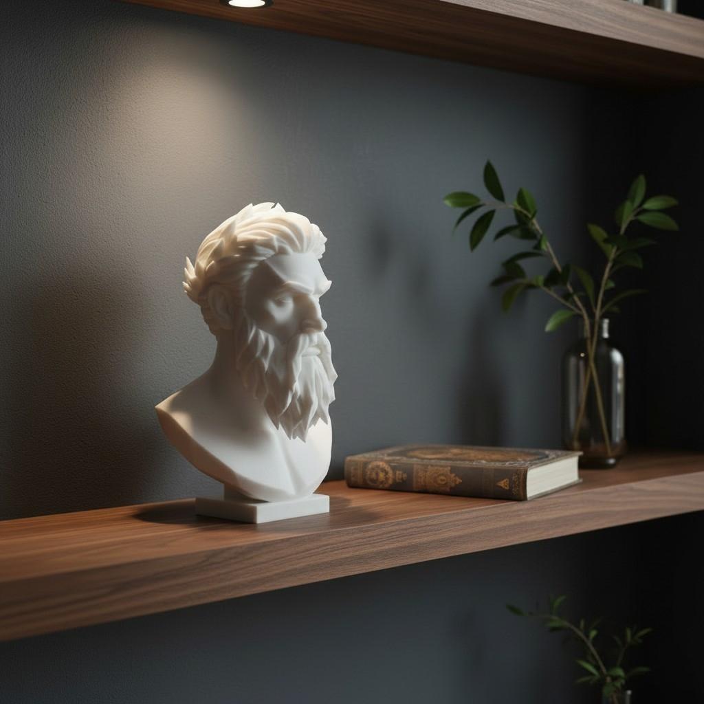 Modern Zeus Bust