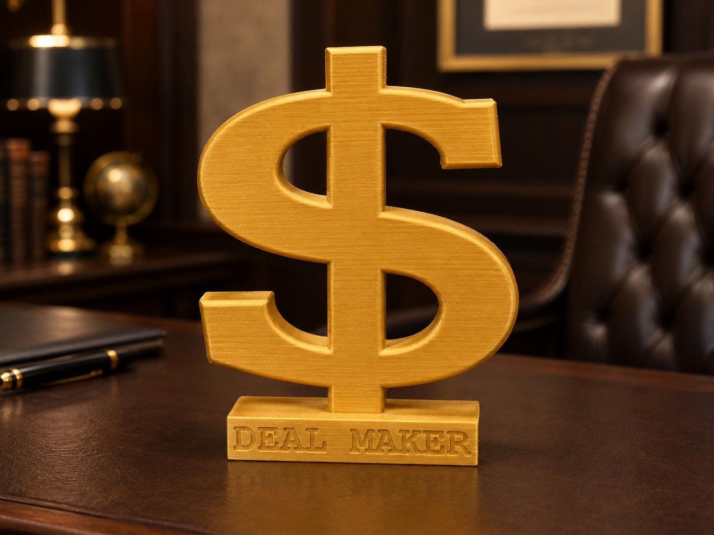 Personalized Dollar Sign Statue