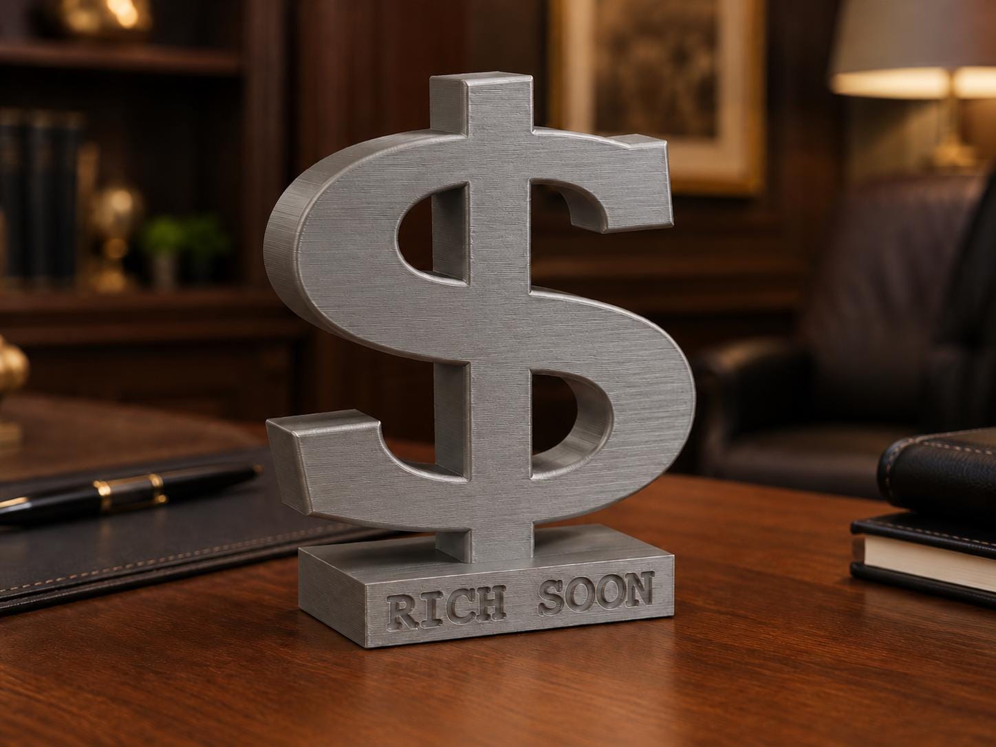 Personalized Dollar Sign Statue