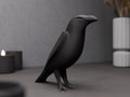 Minimalist Crow Sculpture