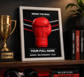 Personalized Boxing Glove Frame