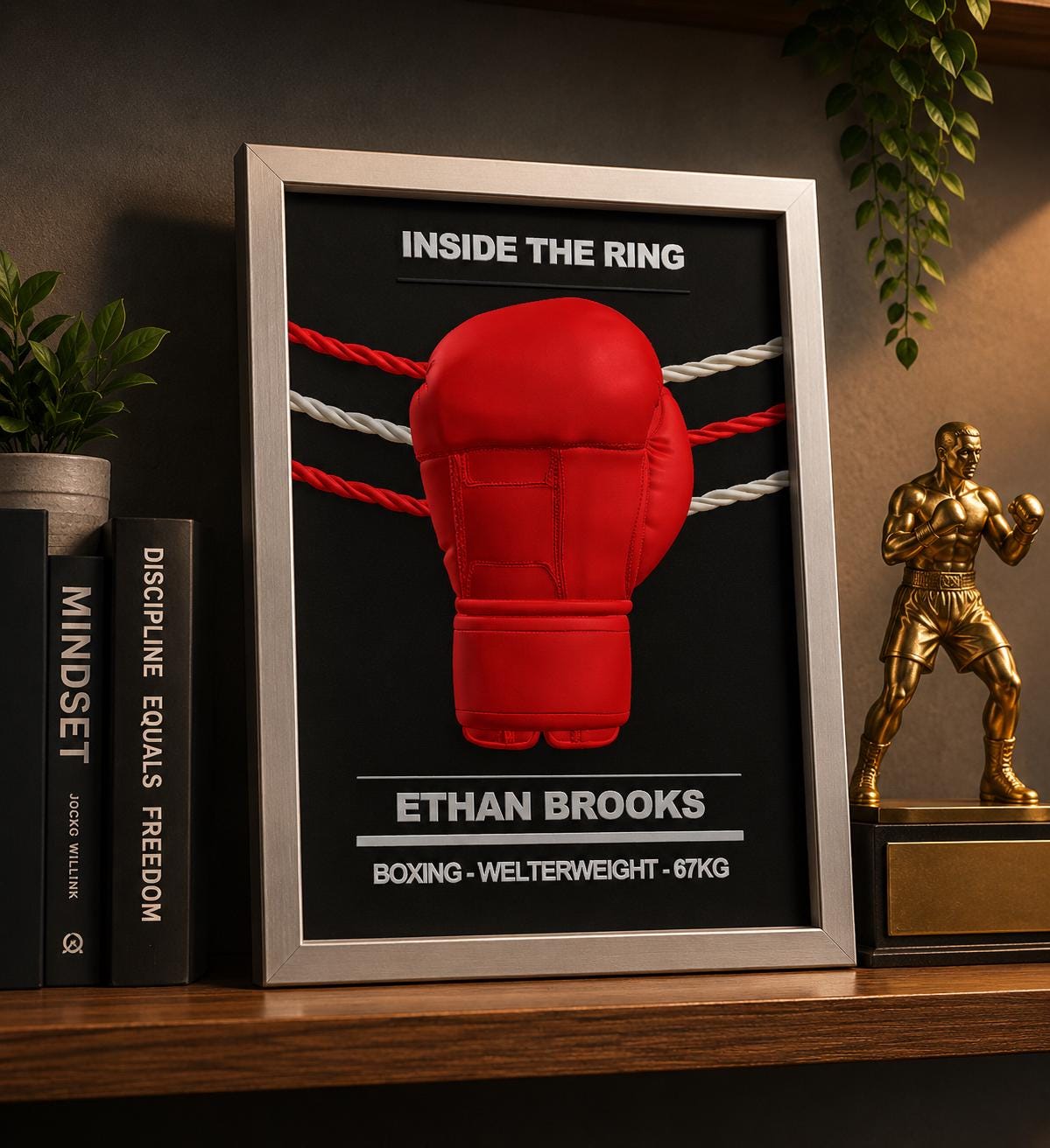 Personalized Boxing Glove Frame