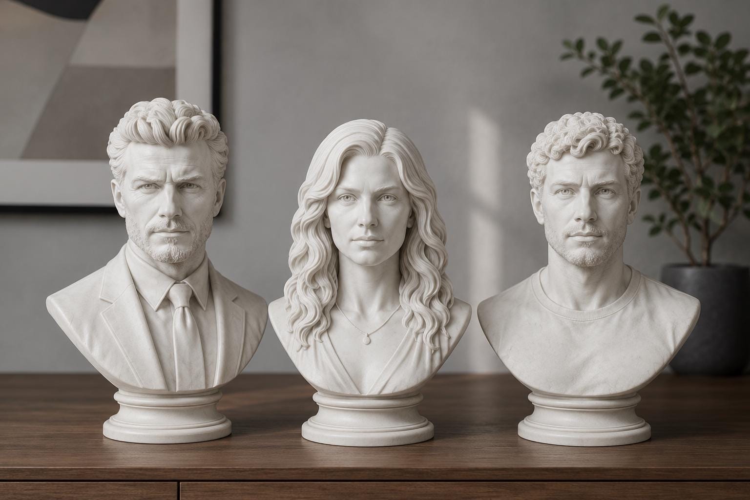 Custom 3D Printed Bust from Photo