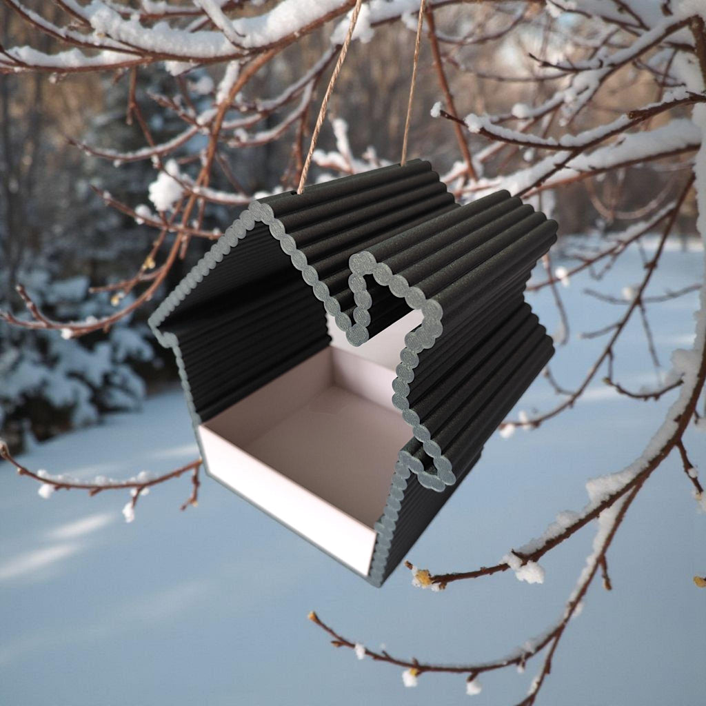 Ribbed Bird Feeder