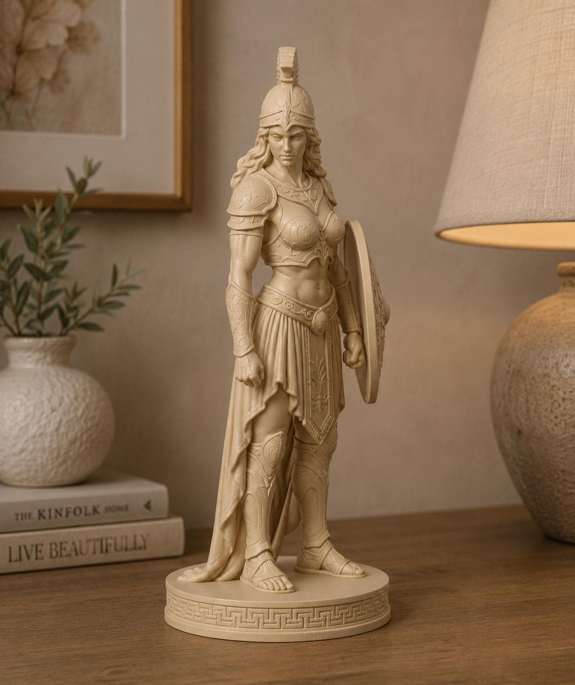 Athena Warrior Statue