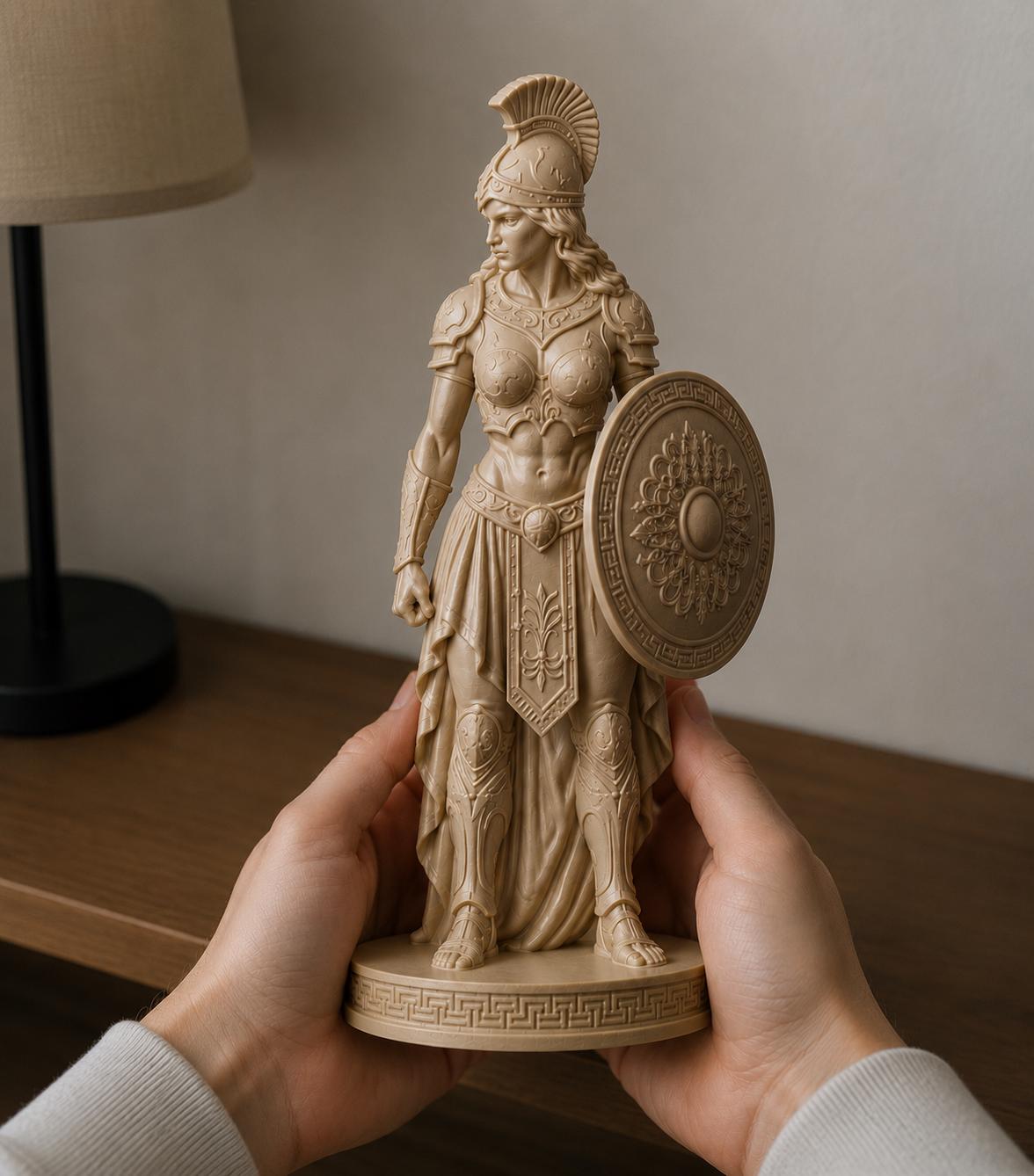 Athena Warrior Statue
