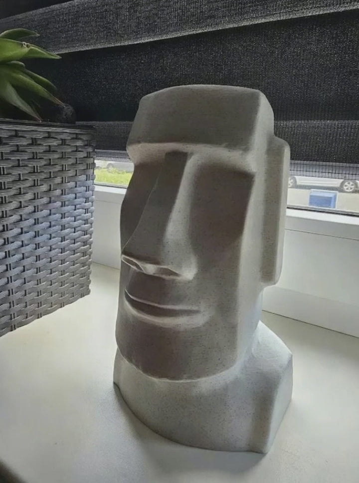 Moai Face Statue