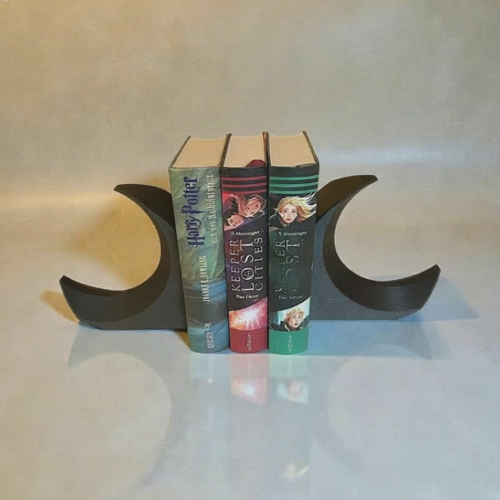 Crescent Moon Bookends