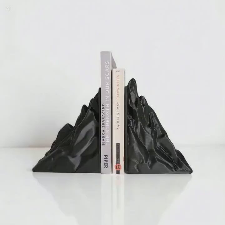 Minimalist Mountain Bookends