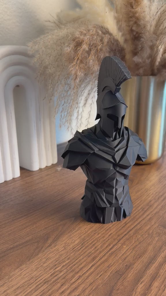 Low Poly Spartan Bust