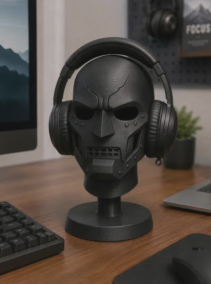 Cybernetic Villain Headphone Stand