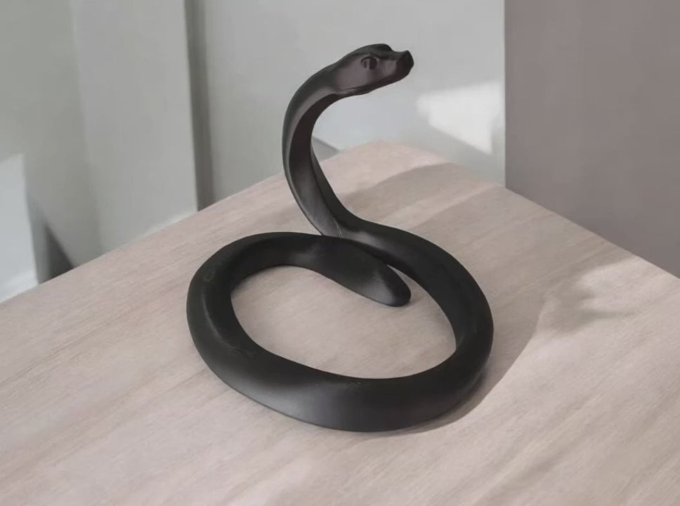 3D Printed Snake Sculpture