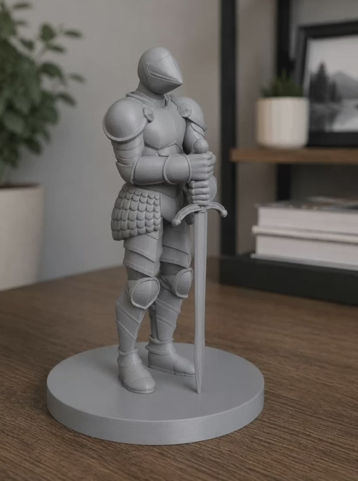 Medieval Knight Statue