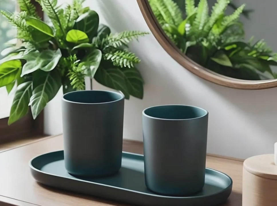 Modern Bathroom Organizer Set