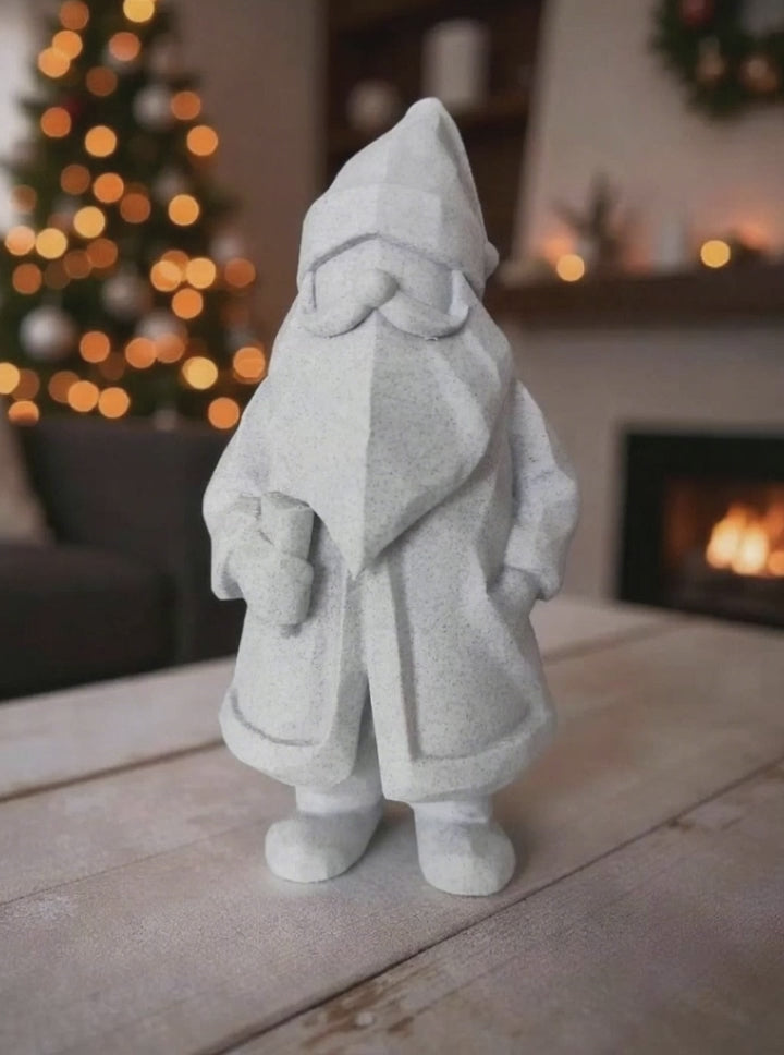 Minimalist Santa Sculpture