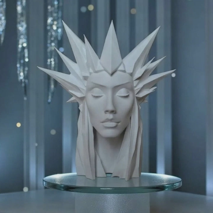 Ice Queen Bust Sculpture
