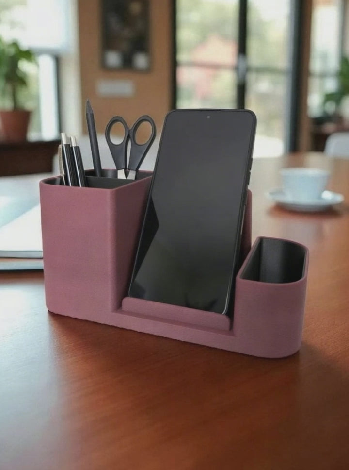 Desk Organizer with Phone Holder
