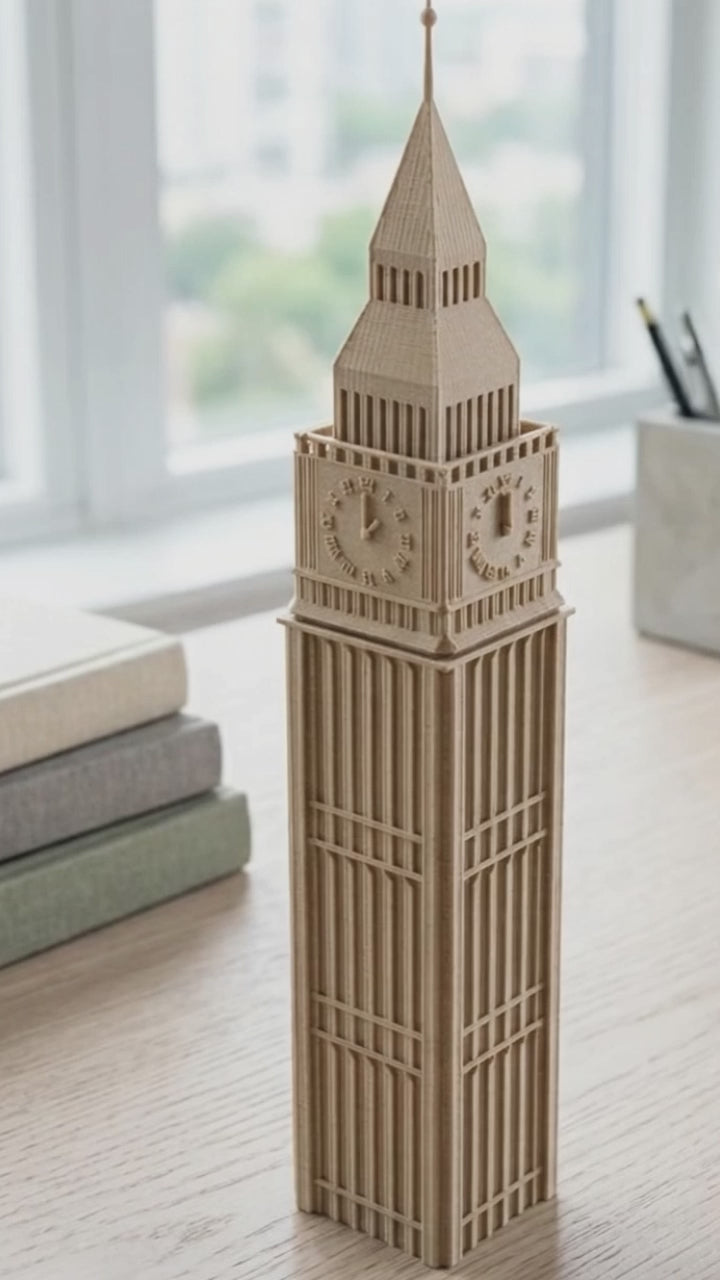 Big Ben Clock Tower Model