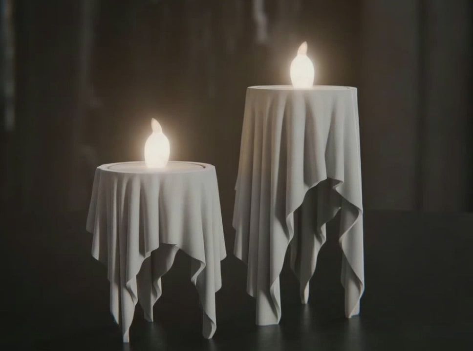 Floating Cloth LED Tealight Holder