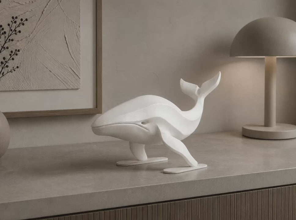 Modern Whale Sculpture