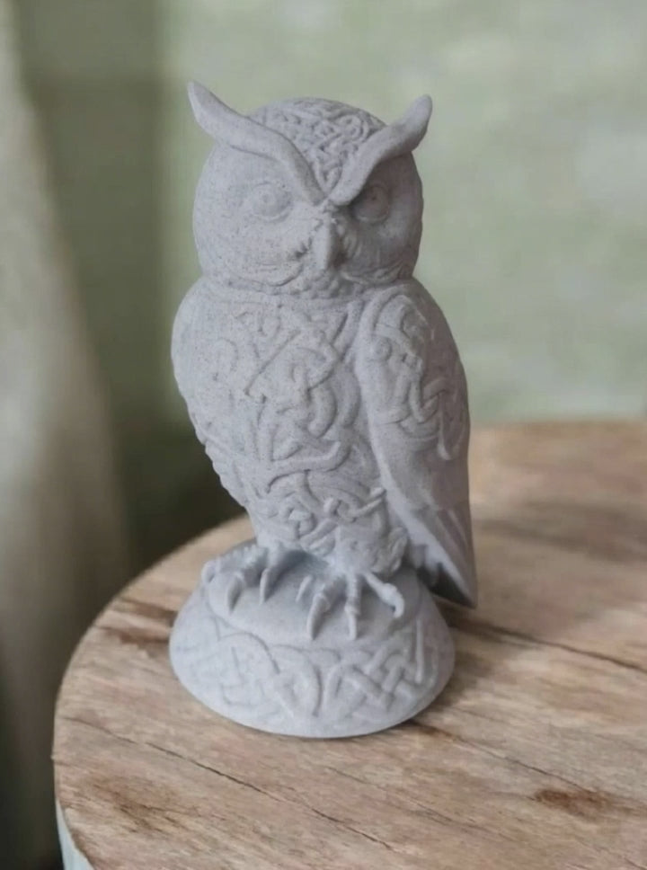 Celtic Owl Sculpture