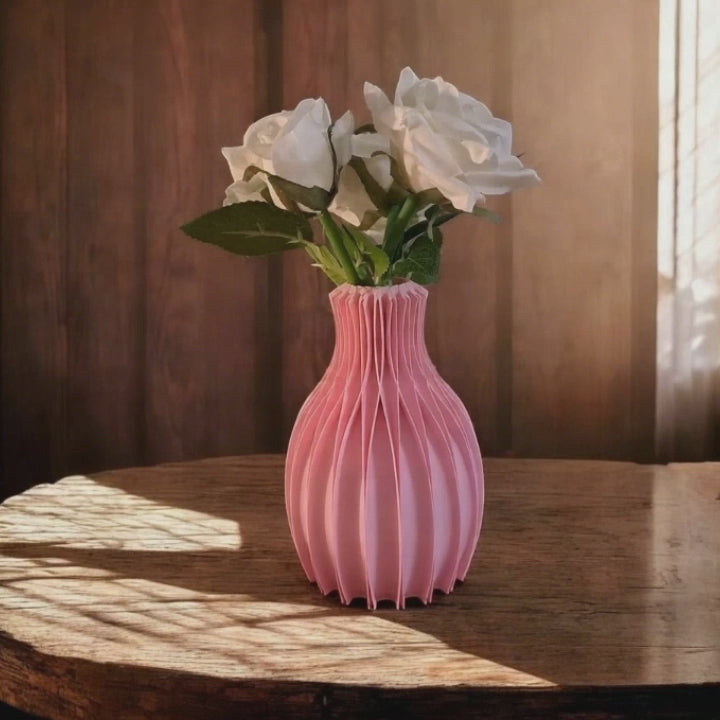 Sculptural Faceted Vase