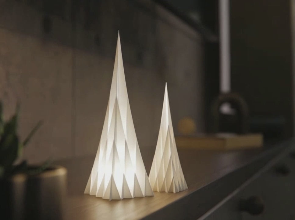 Geometric Christmas Tree Lantern