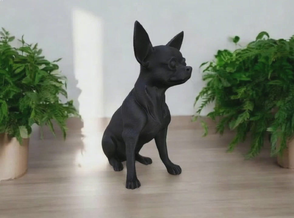 Minimalist Chihuahua Sculpture