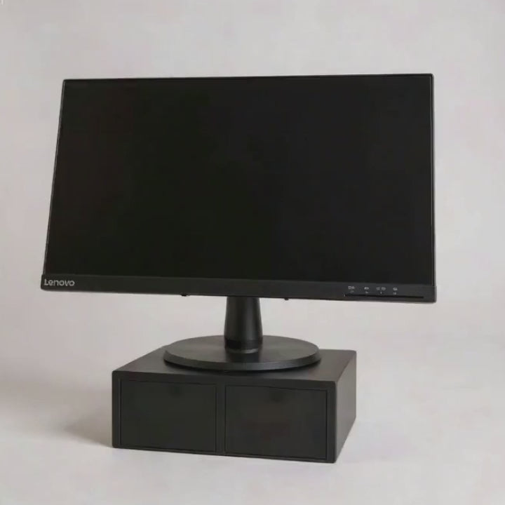 Minimalist Monitor Riser with Drawers