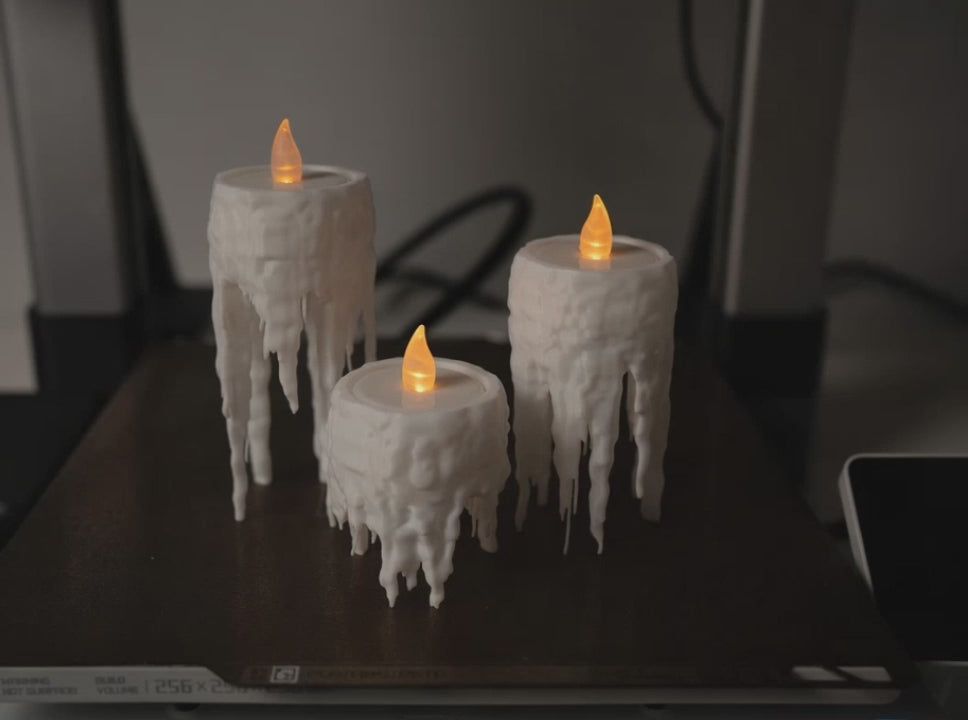 Icicle Candle Holder Set