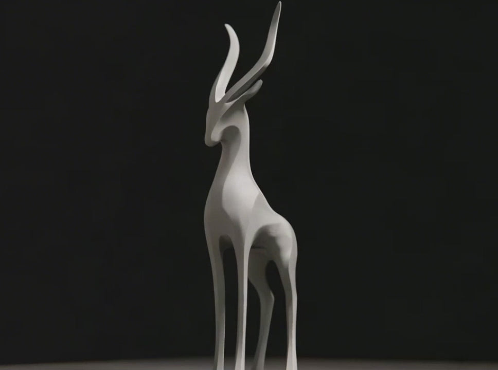 Minimalist Antelope Sculpture