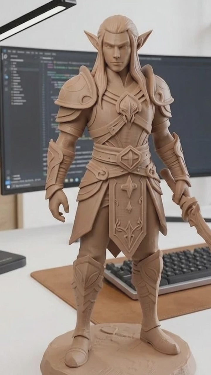 Elf Warrior Figurine