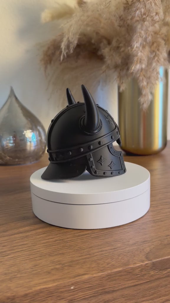 Viking Helmet Statue