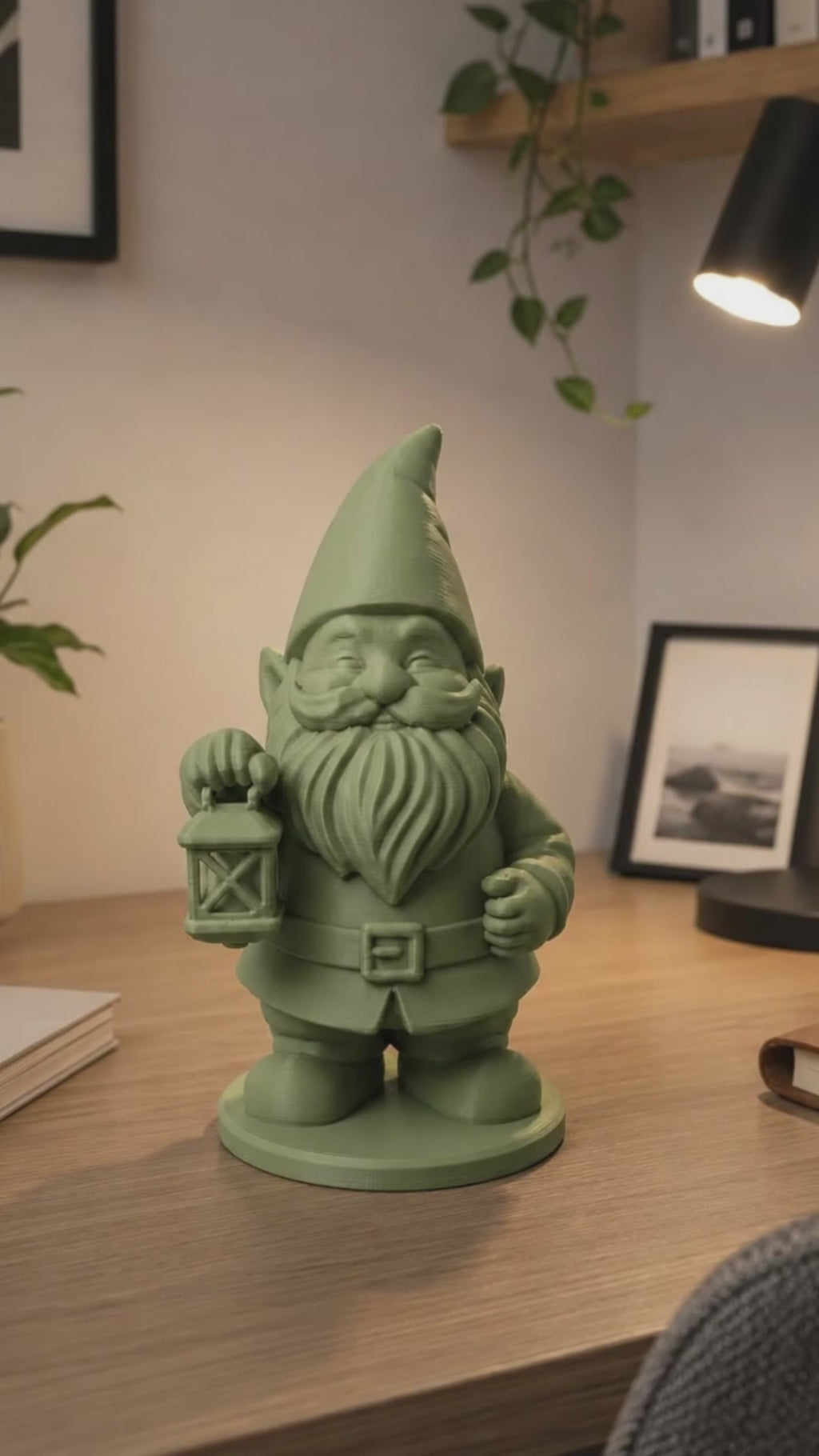 Cozy Lantern Gnome